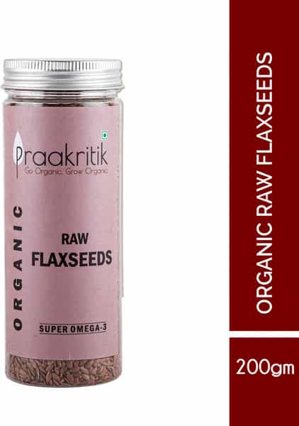 Praakritik Organic Raw Flaxseeds 200 G