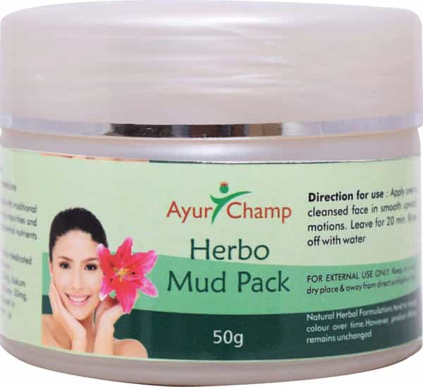 Ayur Champ Herbo Face Pack Paste 50G Pack Of 2