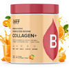 Myfitfuel Hydrolyzed Bovine Collagen + Glucosamine, Hyaluronic, Biotin, Zinc Vitaminc (250G, Orange)