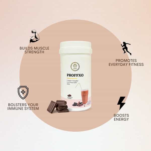 Proffxo Protein Powder Chocolate Flavour- 200Gm