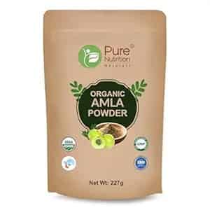 Pure Nutrition Organic Amla | Indian Gooseberry Powder (emblica Officinalis) - Usda Organic - 227g