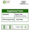 Pure Nutrition Organic Amla | Indian Gooseberry Powder (Emblica Officinalis) - Usda Organic - 227g