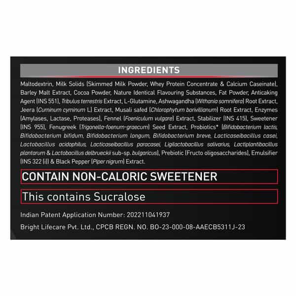 Muscleblaze Super Gainer Black (Double Rich Chocolate | 3Kg / 6.6Lbs | 30 Servings)