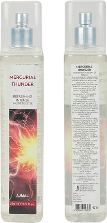 Ajmal Mercurial Thunder Edt Of 250ml & Nightingale Deodorant 200ml Combo Pack Of 2 (Total 450ml)