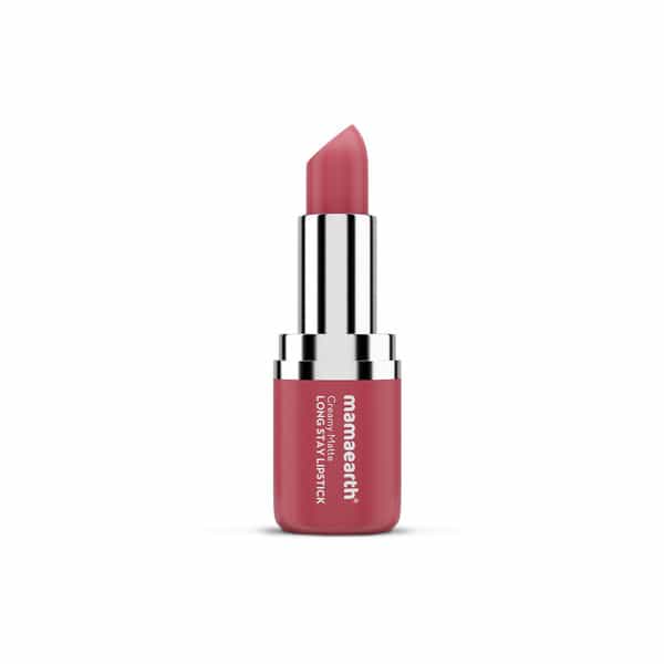 Creamy Matte Long Stay Lipstick With Murumuru Butter And Vitamin E- Pink Rose - 4.2G