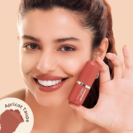 Creamy Matte Long Stay Lipstick With Murumuru Butter And Vitamin E- Pink Rose - 4.2G