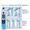 Easycare German Tech)Digital Stature Stadiometer Height Ultrasonic Measurement Technology- Ec1800