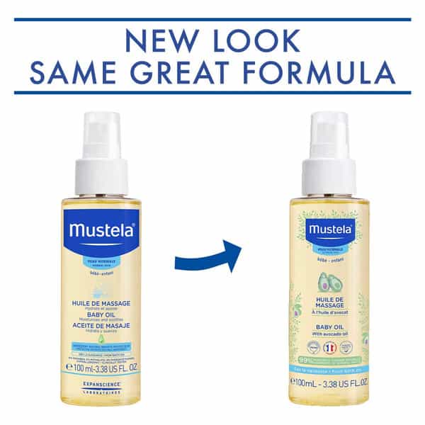 Mustela Baby Oil | 100Ml | White