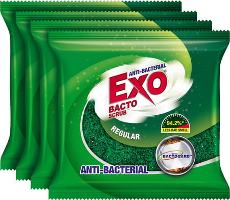 Exo Safai Big - Scrubber (Set Of 4)