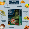Oateo Museli Tropical Mix (Coconut Papaya Mango Pineapple) 400 Grams - 400G
