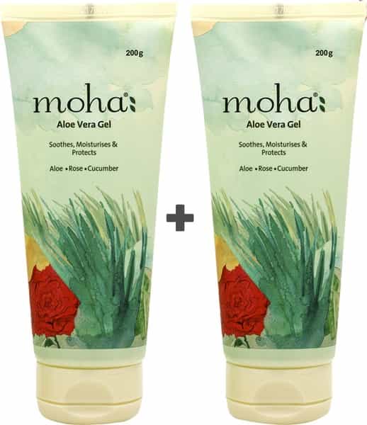 Moha Aloe Vera Moisturizer Tube Of 400 G (Buy 1 Get 1 Free)