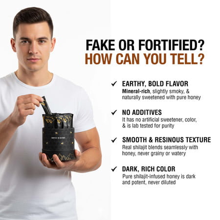 Bargad Himalayan Shilajit Honey Sticks - Cinnamon Flavor | Fulvic Acid & Organic Honey - 30n