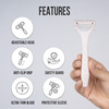 Furr Disposable Body Hair Removal Shaving Razor -5 Razor|With Aloe Vera And Vitamin E Padding