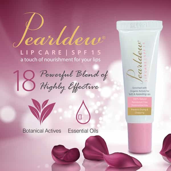 Pearldew Lip Care 10 Gm | With Rich Oils & Butters | Preservative Free (Pack Of 6)