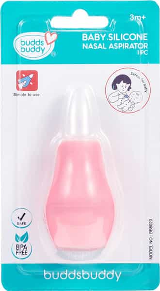 Buddsbuddy Premium Baby Nasal Aspirator 1Pc Bb5020 Pink