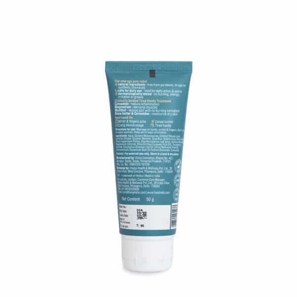 Hoop Hand Cream - Moisturizer & Pain Relief For Wrist | Thumb | Carpal Tunnel | Finger (50 G)
