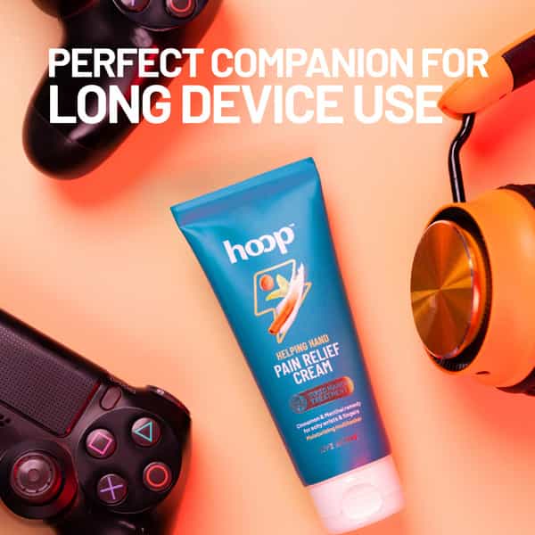 Hoop Hand Cream - Moisturizer & Pain Relief For Wrist | Thumb | Carpal Tunnel | Finger (50 G)