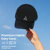 Actifit Unisex Sports Cap | Lightweight & Breathable | Black | 1 Pack