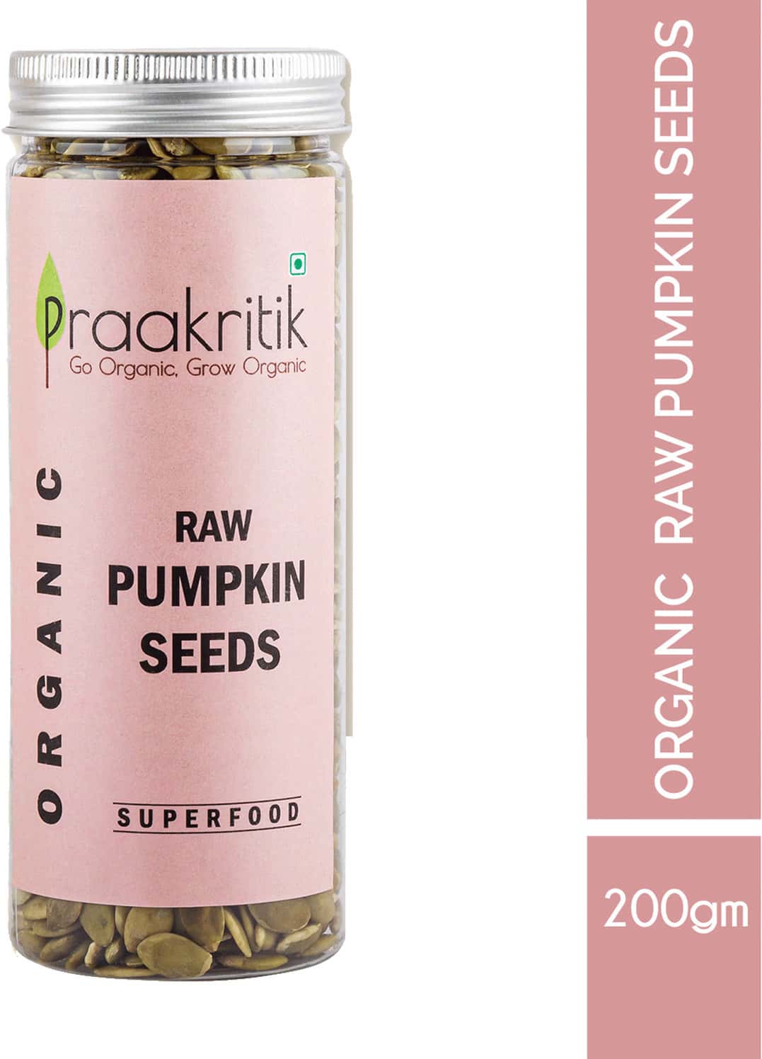 Praakritik Organic Raw Pumpkin Seeds 200 G