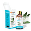 Pack Of 2 Cajeput Essential Oil & Marula Carrier Oil - 100% Pure & Natural Oil For All Skin Types