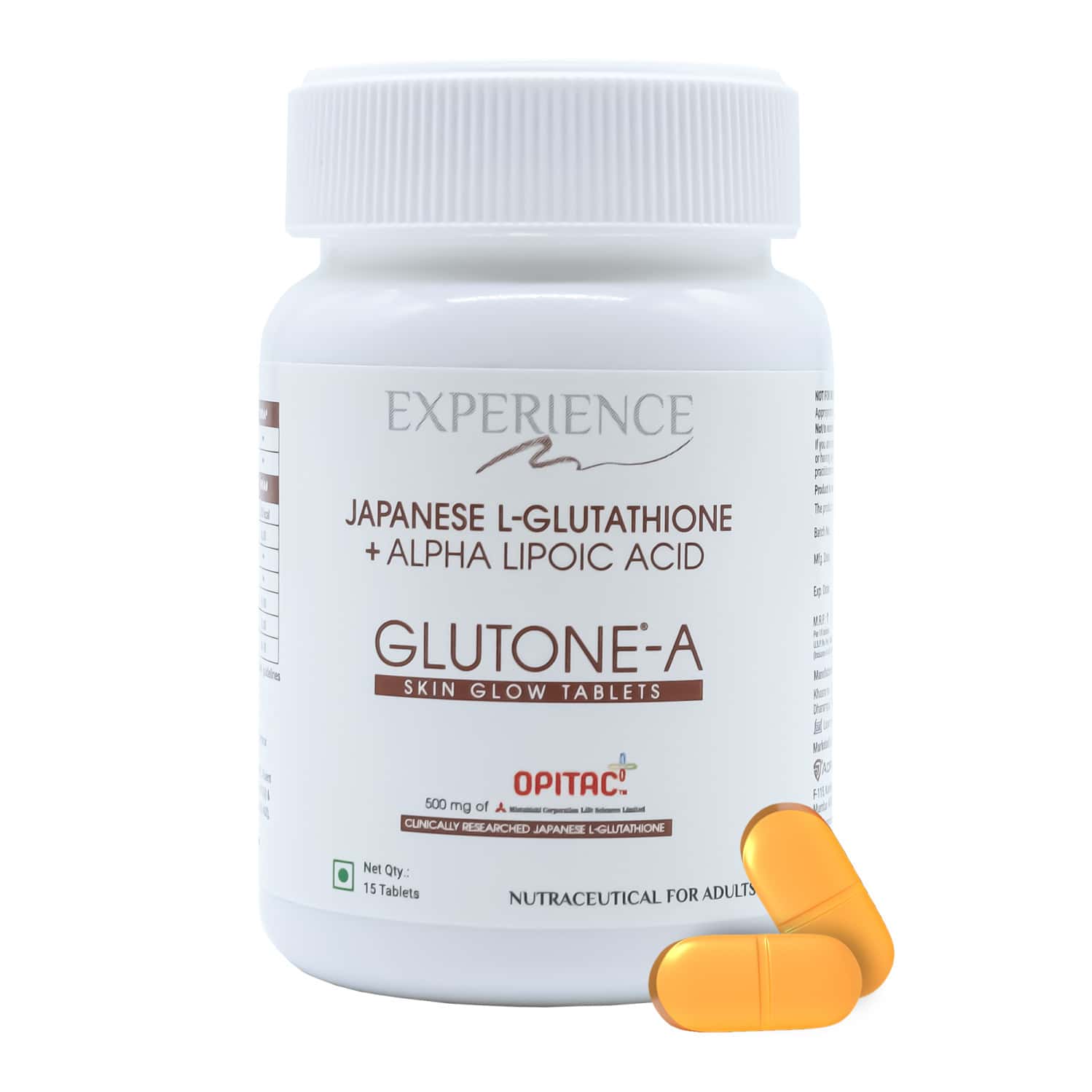 Glutone-a Japanese Glutathione With Alpha Lipoic Acid Tablets For Glowing Skin 15 Tablets