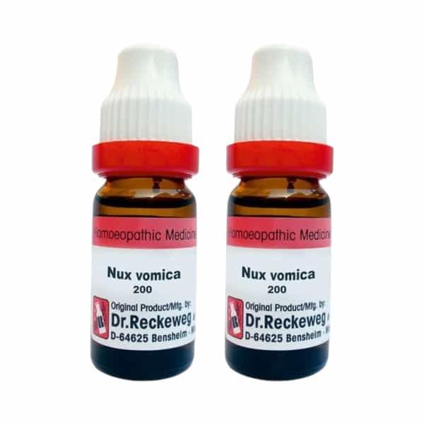 Dr. Reckeweg Nux Vomica 200 Ch 11Ml ( Pack Of 2)