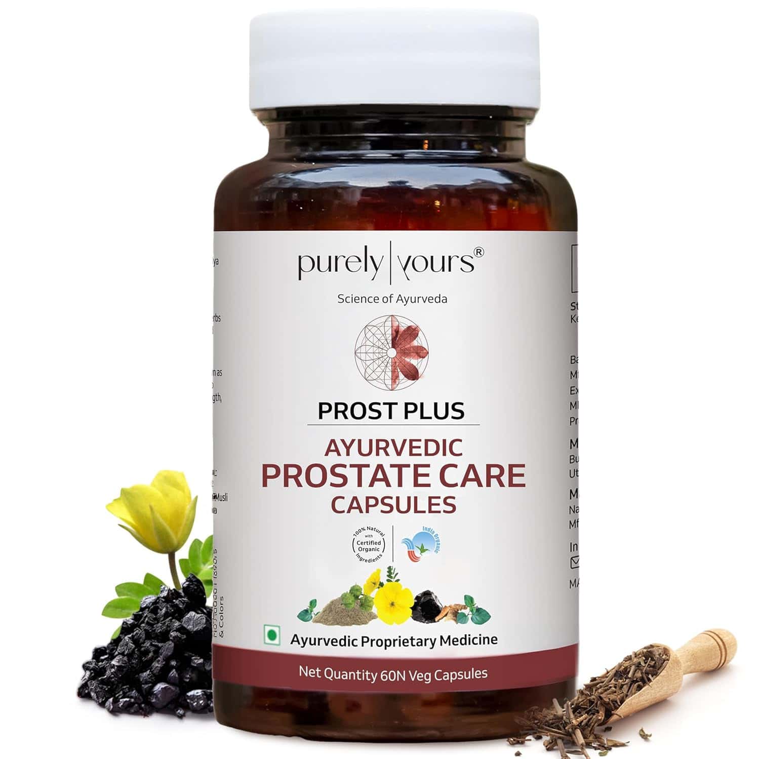Purely Yours Prost Plus Capsules For Men For Frequent Urination And Enlarged Prostate - 60 Capsules