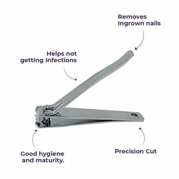 Sanfe Selfly Nail Clipper | Made Of Stainless Steel | 1 Piece | Chrome-Plated Nish