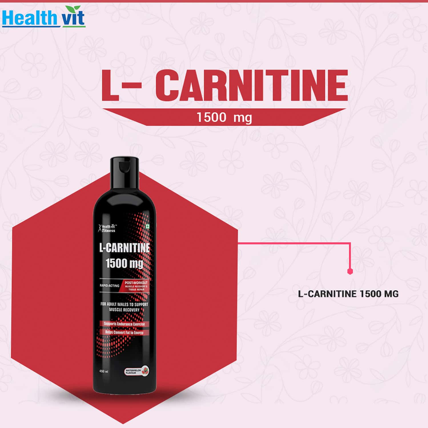 triple strength l carnitine 1500 mg watermelon Buy HEALTHVIT FITNESS L-CARNITINE -1500 - 450ML GAT L-Carnitine Liquid 1500mg (