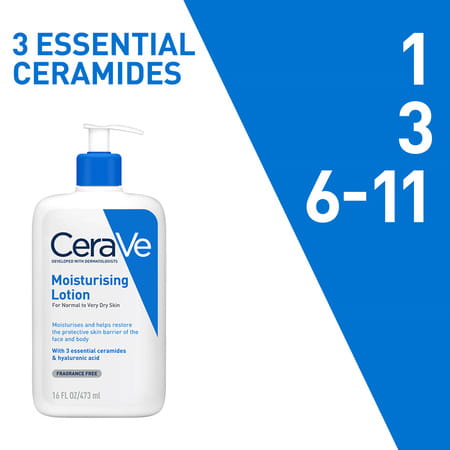 Cerave Moisturising Lotion For Normal To Dry Skin | 473ml