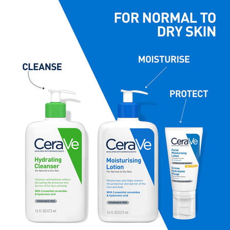 Cerave Moisturising Lotion For Normal To Dry Skin | 473Ml