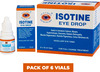 Isotine Eye Drop 100% Ayurvedic For Digital Eye Strain Screen Time Ayush Ministry Certified-6Vials