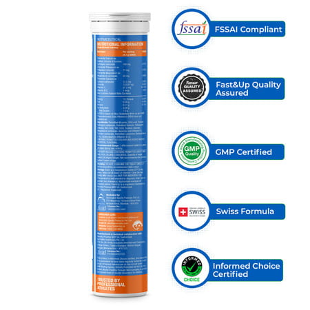 Fast&Up Reload Instant Hydration And Energy Drink - 140 Effervescent Tablets - Cola Flavour