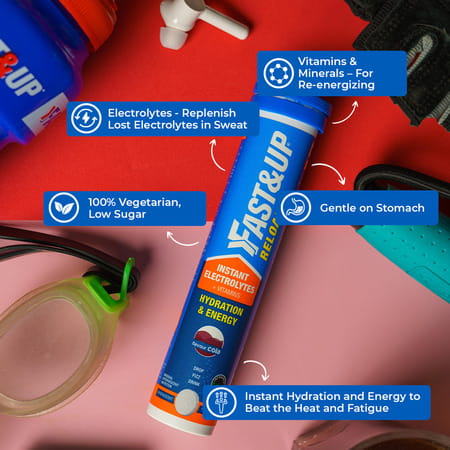 Fast&Up Reload Instant Hydration And Energy Drink - 140 Effervescent Tablets - Cola Flavour