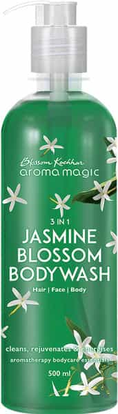 Aroma Magic 3 In 1 Jasmine Blossom Bodywash (Hair- Face- Body)- 500Ml