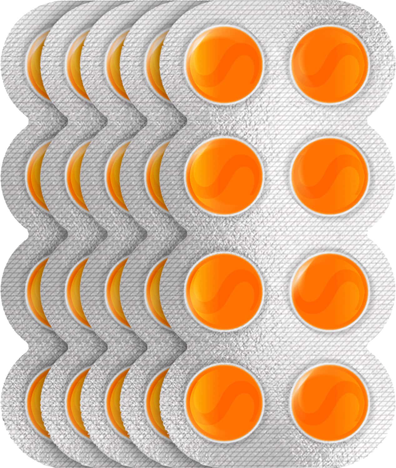 Strepsils Blister Orange 8'S Pack Of 5 Strips