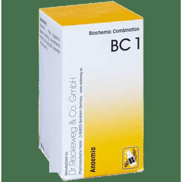 Dr. Reckeweg Bio Combination 1 (Bc 1) Tablet 20 No's