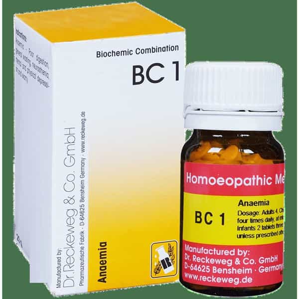 Dr. Reckeweg Bio Combination 1 (Bc 1) Tablet 20 No's