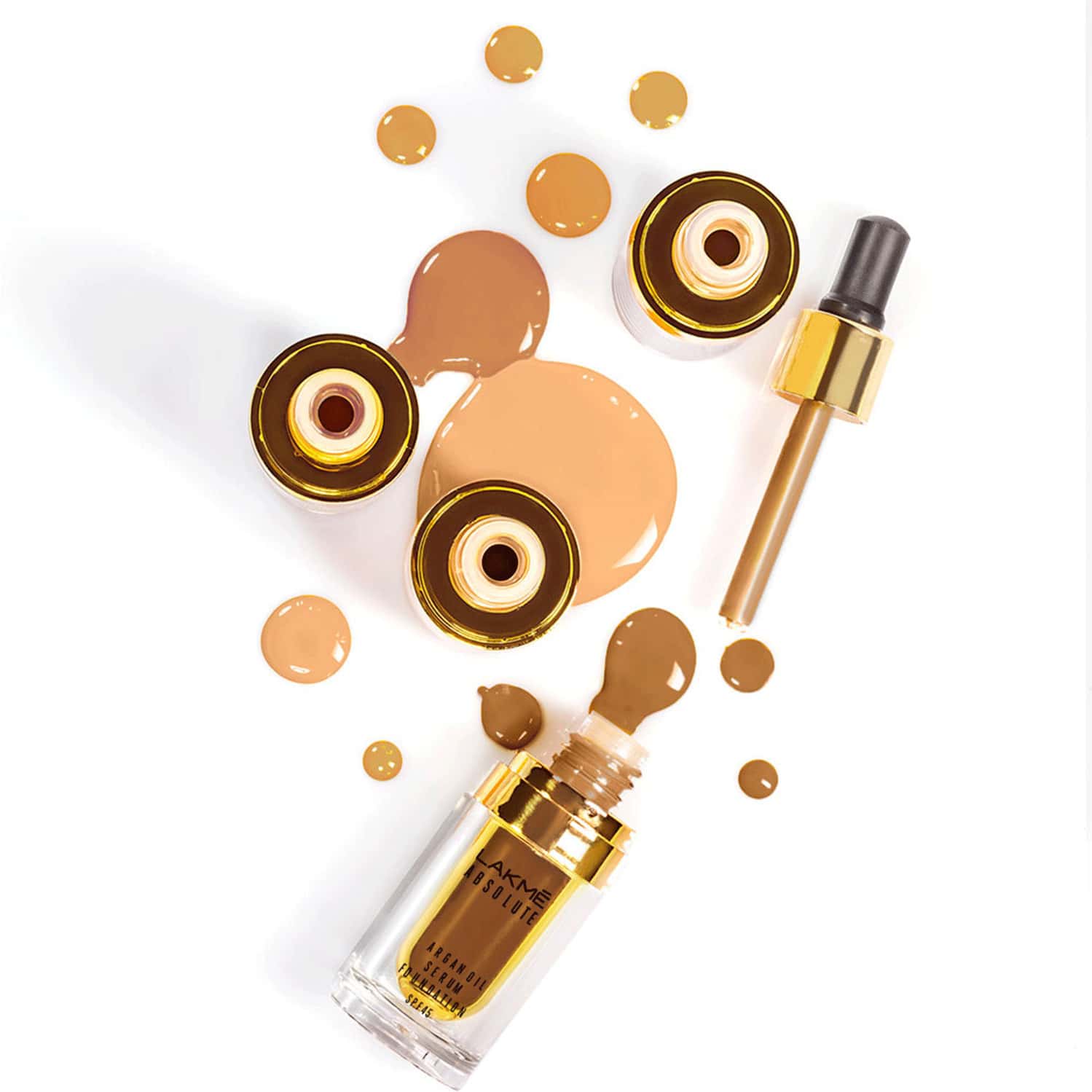 Buy LAKME ABSOLUTE ARGAN OIL SERUM FOUNDATION WITH SPF 45 NATURAL