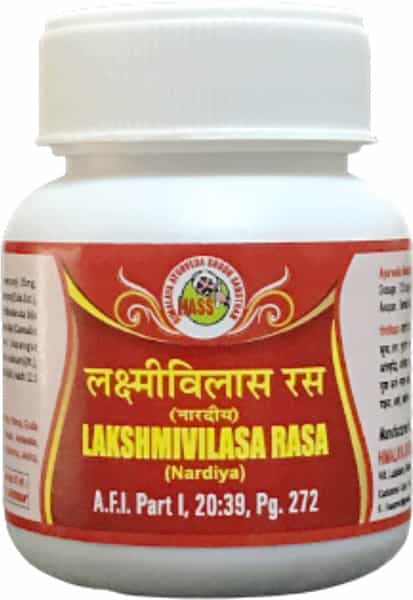 Hass Lakshmivilas Rasa (Nardiya) (80 Tab Of 250 Mg Each) For Fever Of Malaria Typhoid Neumonia