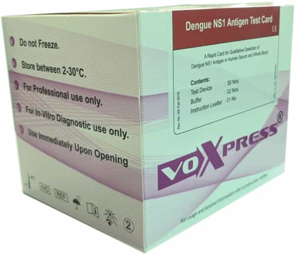Voxtur Dengue Ns1 Antigen Kit Pack Of 50 Tets
