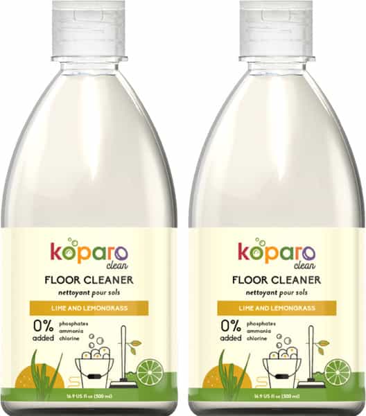 Koparo Floor Cleaner Infused With Teatree Oil - Lime & Lemon Grass - 500 Ml X 2