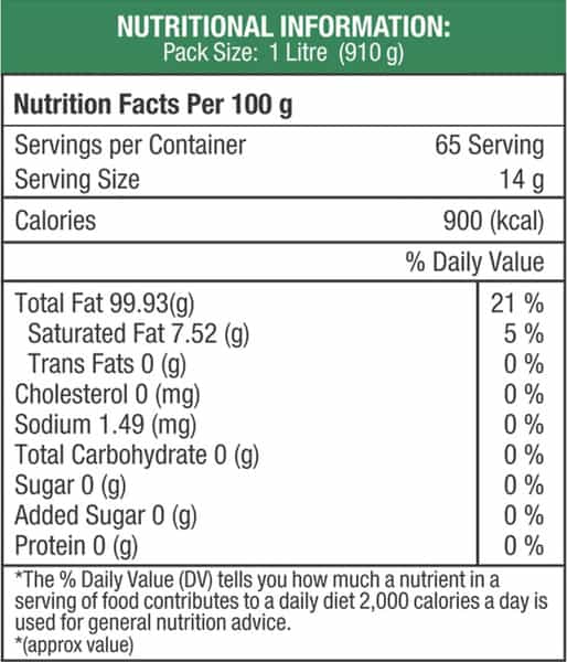 Nourishvitals Organic Groundnut Cold Pressed Oil Rich In Vitamins & Minerals Oil 1L