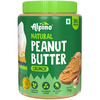 Alpino Natural Peanut Butter Crunchy 1 Kg |High Protein Peanut Butter | Unsweetened Vegan