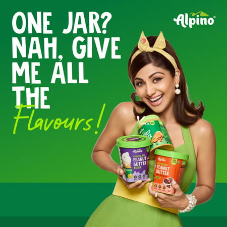 Alpino Natural Peanut Butter Crunchy 1 Kg |High Protein Peanut Butter | Unsweetened Vegan