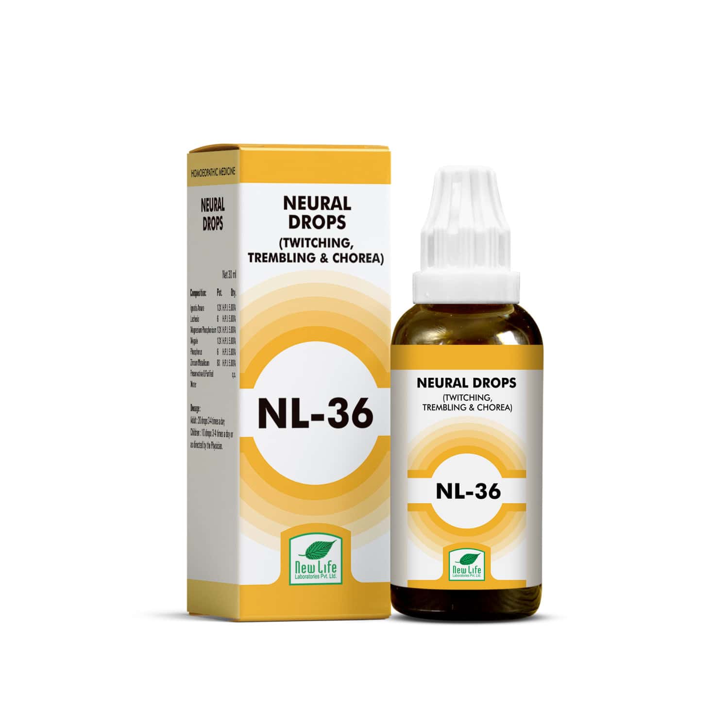 New Life Nl 36 Neural Drops | 30ml