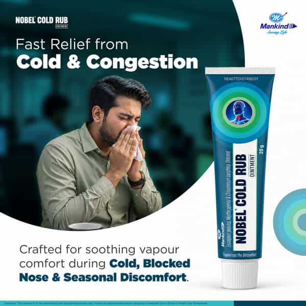 Nobel Cold Rub Tube Of 20Gm Ointment