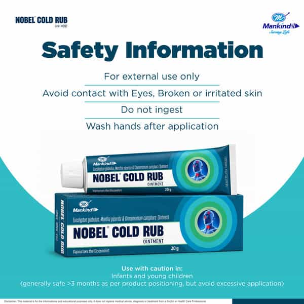 Nobel Cold Rub Tube Of 20Gm Ointment