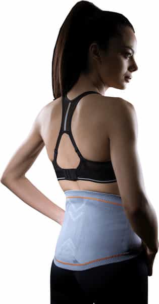 Vissco Lumbo Sacral Corset With Silicone Pressure For Optimum Compression - Small (Grey)