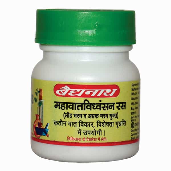 Baidyanath Nagpur | Asli Ayurved | Mahavatvidhwansan Ras | Bottle Of 80 Tablets